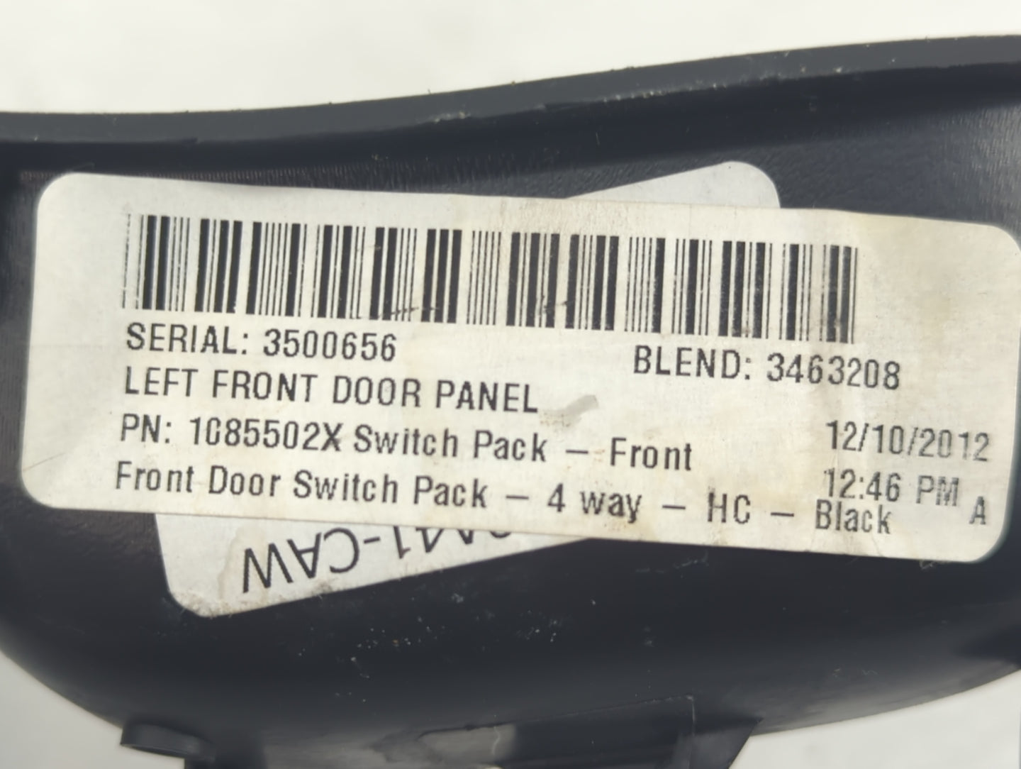 2012-2018 Ford Focus Master Power Window Switch Replacement Driver Side Left P/N:1G85502X Fits OEM Used Auto Parts - Oemused