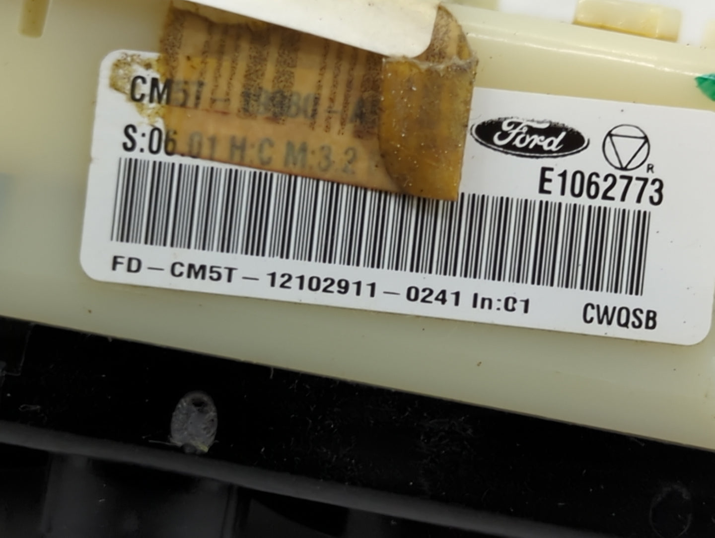 2013-2014 Ford Focus Climate Control Module Temperature AC/Heater Replacement P/N:CM5T E1062773 Fits Fits 2013 2014 OEM Used