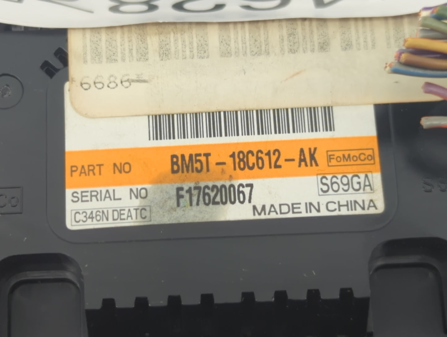 2013-2014 Ford Focus Climate Control Module Temperature AC/Heater Replacement P/N:BM5T-18C612-AK Fits Fits 2013 2014 OEM Use