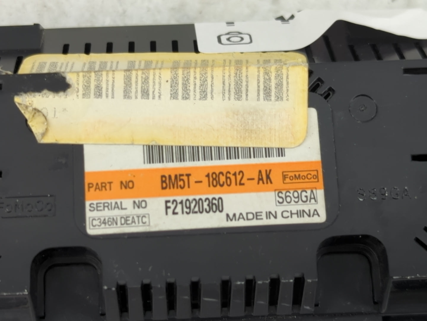 2013-2014 Ford Focus Climate Control Module Temperature AC/Heater Replacement P/N:BM5T-18C612-AK Fits Fits 2013 2014 OEM Use