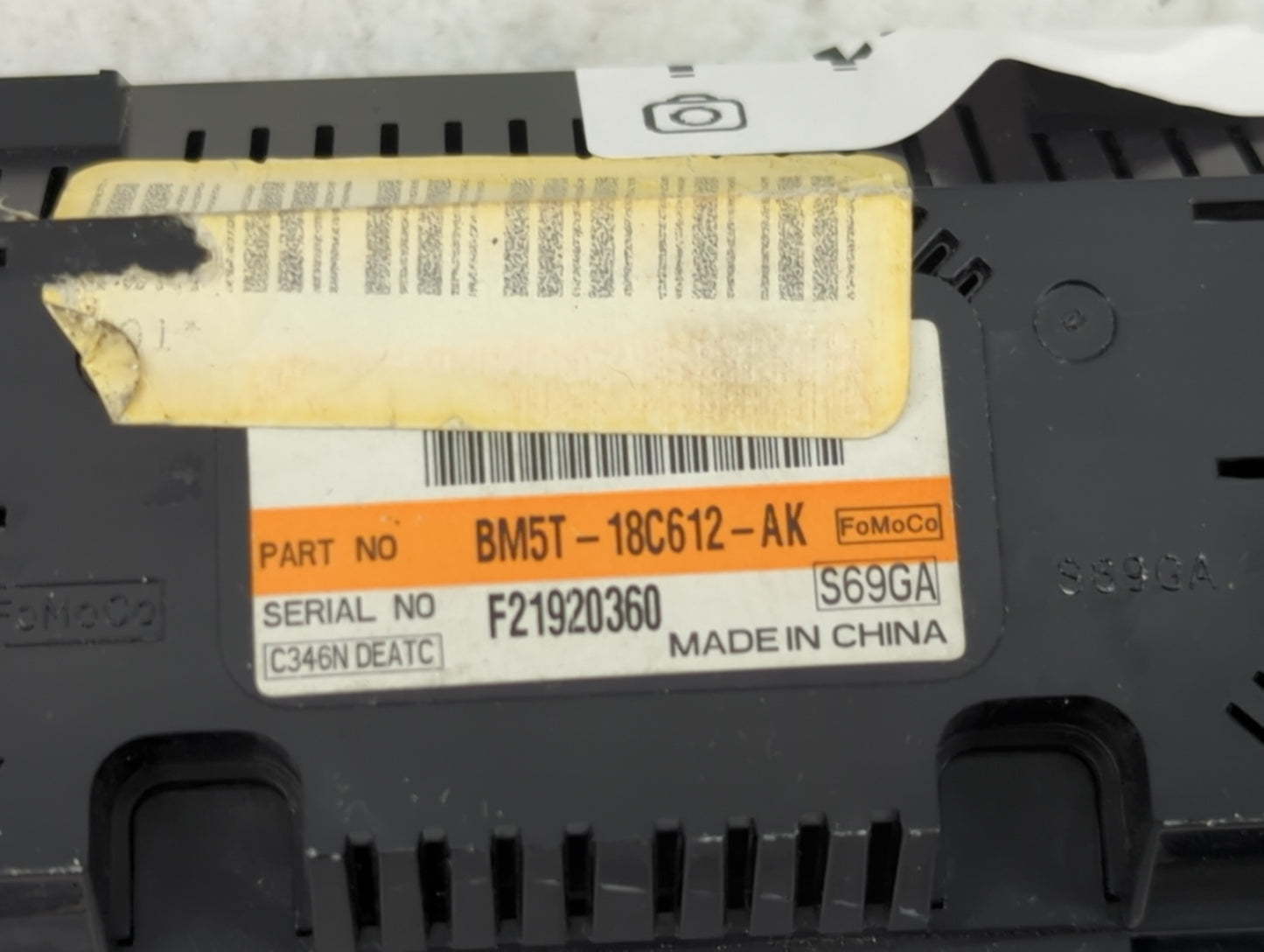 2013-2014 Ford Focus Climate Control Module Temperature AC/Heater Replacement P/N:BM5T-18C612-AK Fits Fits 2013 2014 OEM Use