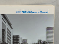 2013 Ford Focus Owners Manual Book Guide P/N:DM5J19A321AB OEM Used Auto Parts - Oemusedautoparts1.com
