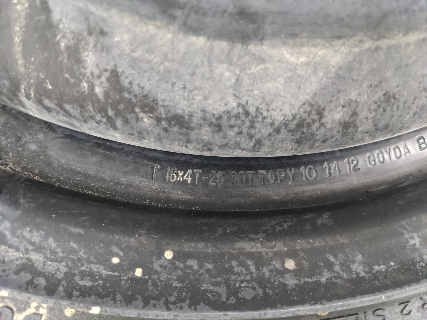 2012-2018 Ford Focus Spare Donut Tire Wheel Rim Oem 1455302 - Oemusedautoparts1.com