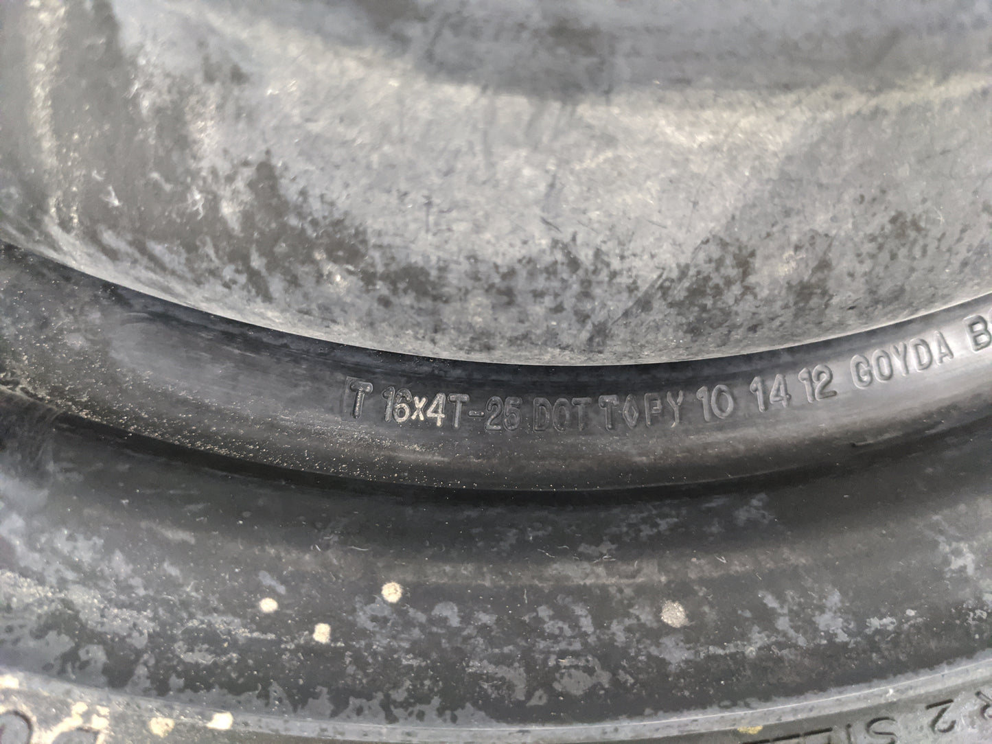 2012-2018 Ford Focus Spare Donut Tire Wheel Rim Oem 1455302 - Oemusedautoparts1.com