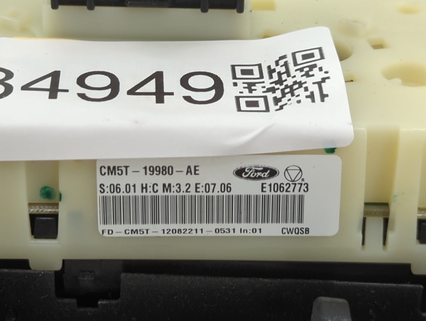 2013-2014 Ford Focus Climate Control Module Temperature AC/Heater Replacement P/N:CM5T-19980-AE Fits Fits 2013 2014 OEM Used