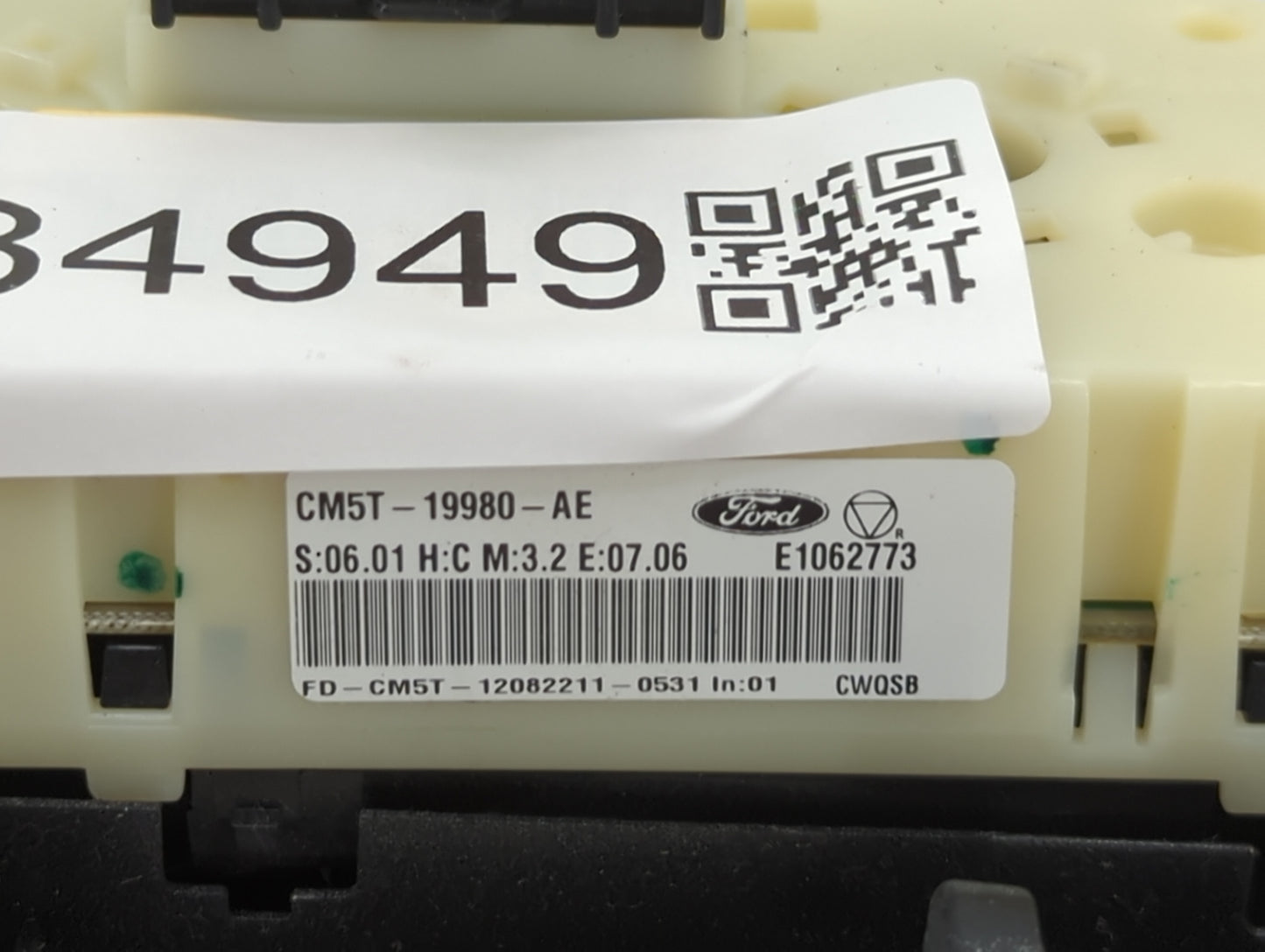 2013-2014 Ford Focus Climate Control Module Temperature AC/Heater Replacement P/N:CM5T-19980-AE Fits Fits 2013 2014 OEM Used