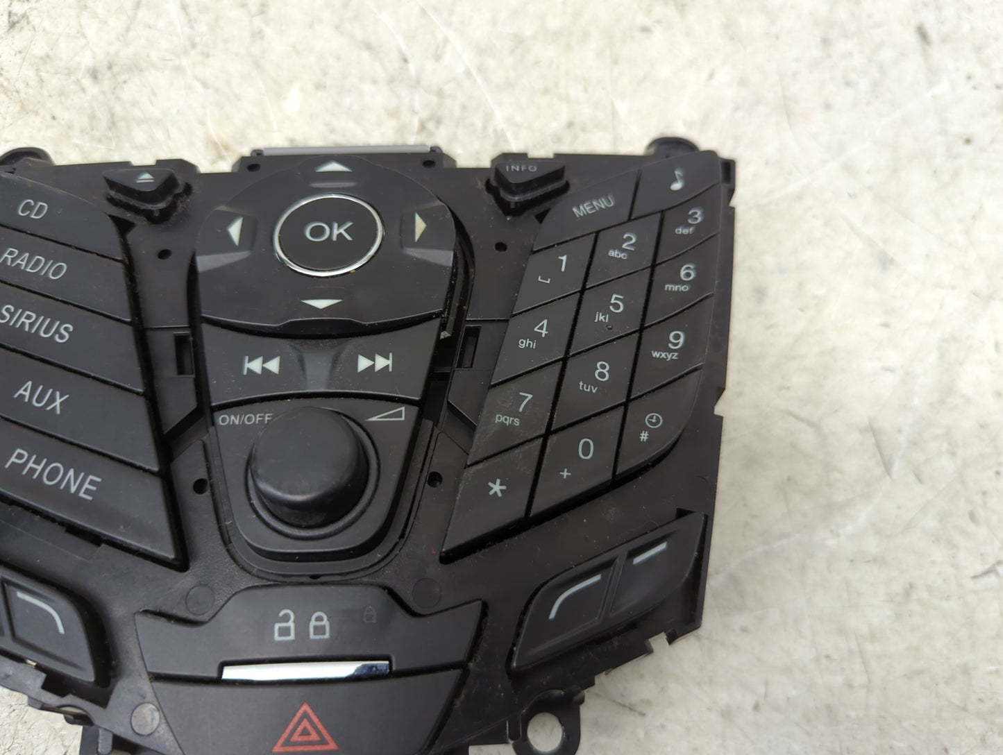 2012-2013 Ford Focus Radio Control Panel 1492831 - Oemusedautoparts1.com