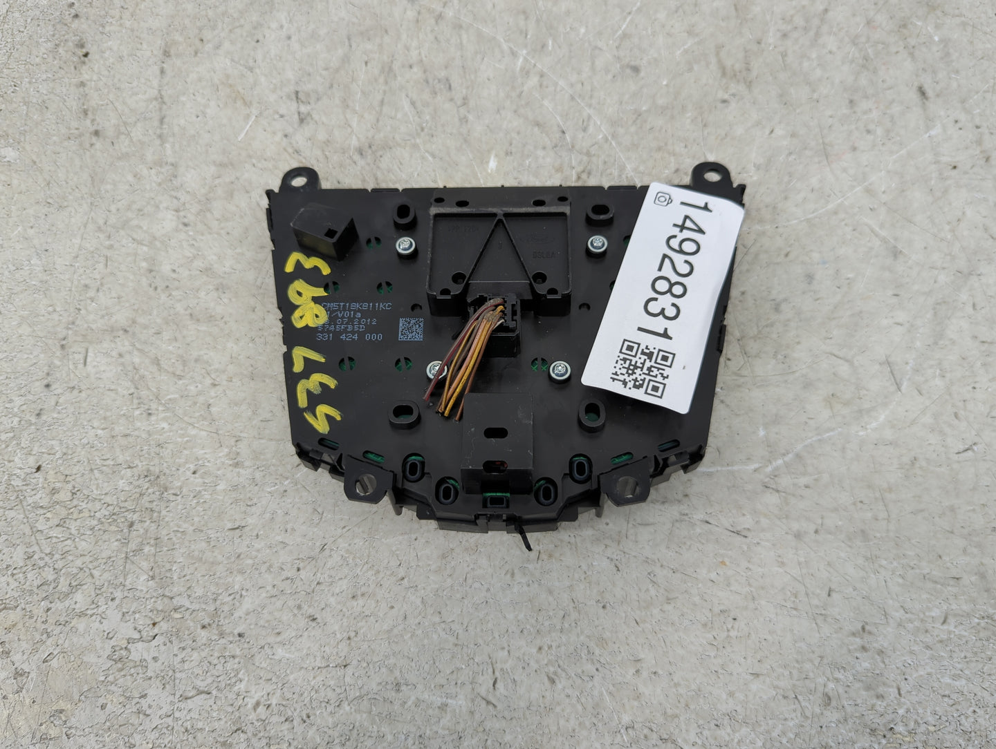 2012-2013 Ford Focus Radio Control Panel 1492831 - Oemusedautoparts1.com