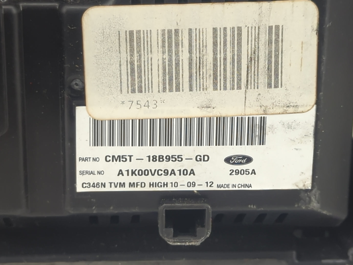 2012-2014 Ford Focus Information Display Screen 1494662 - Oemusedautoparts1.com
