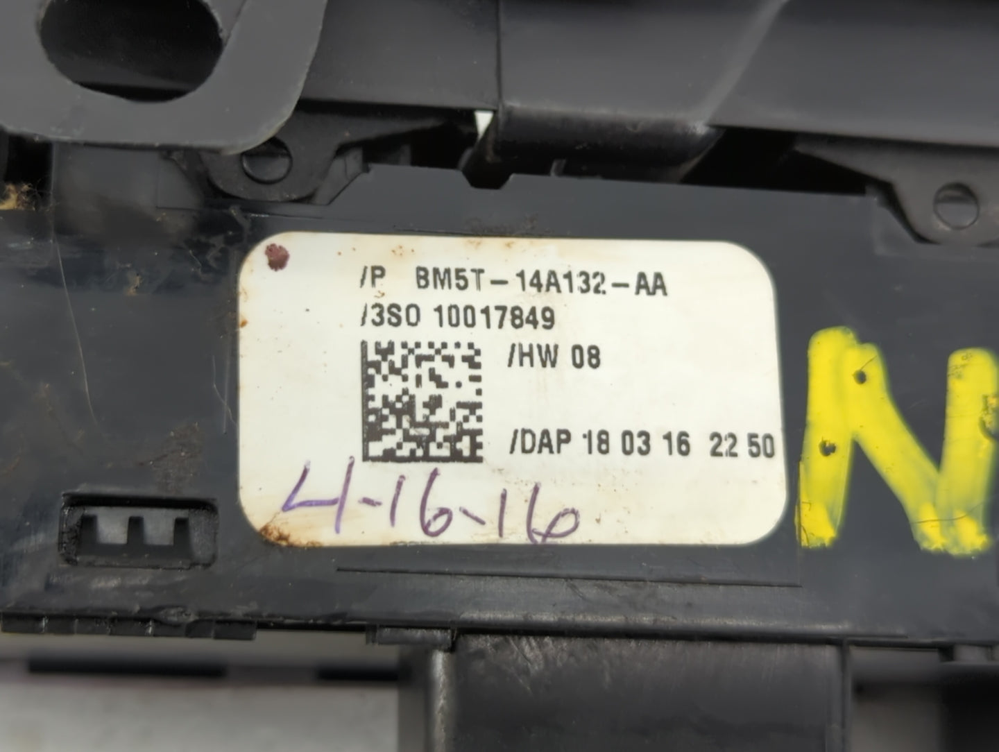 2012-2018 Ford Focus Master Power Window Switch Replacement Driver Side Left P/N:BM5T-14A132-AA BM5T-14A132-AB Fits OEM Used