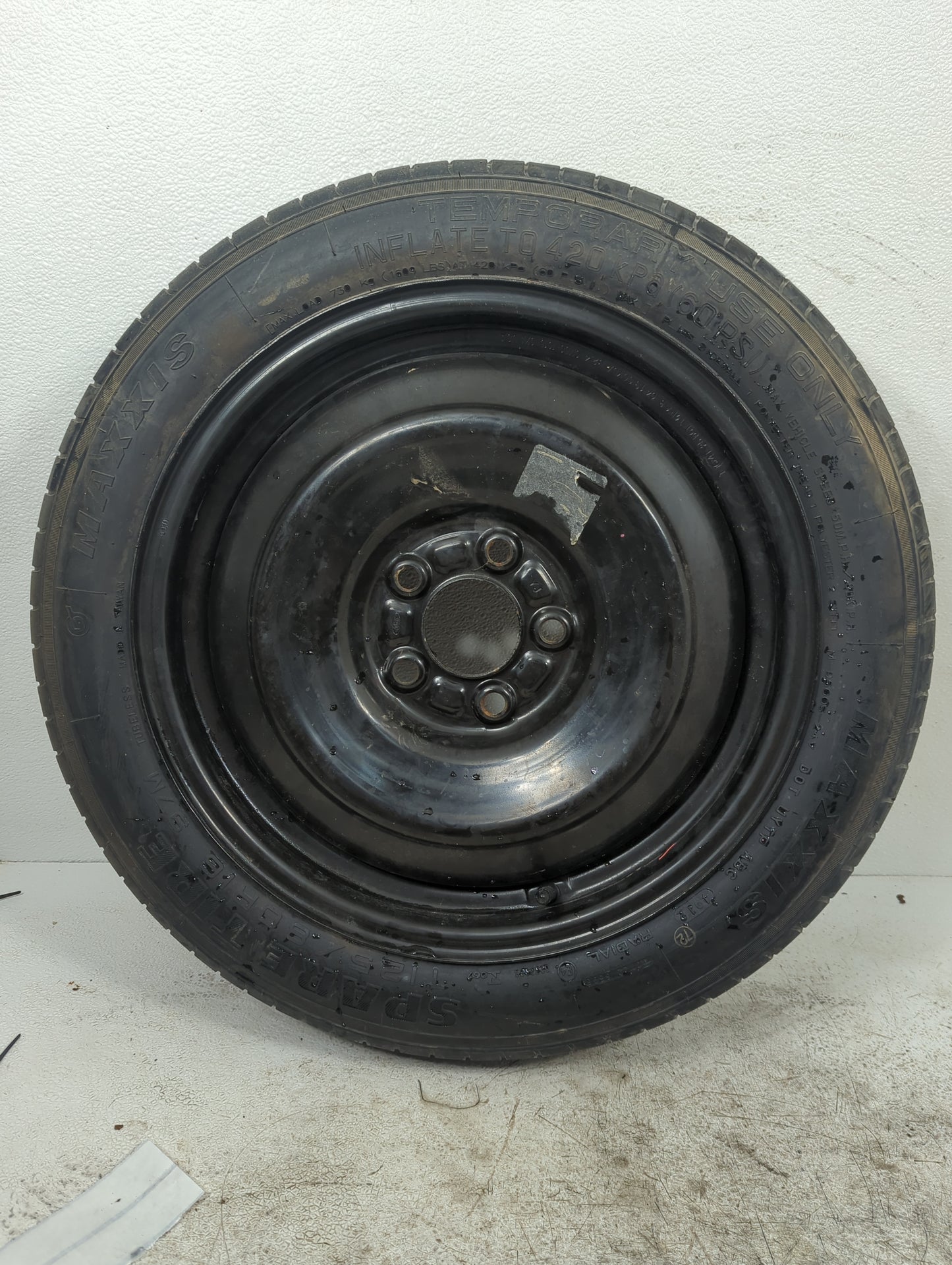 2012-2018 Ford Focus Spare Donut Tire Wheel Rim Oem 5037182 - Oemusedautoparts1.com
