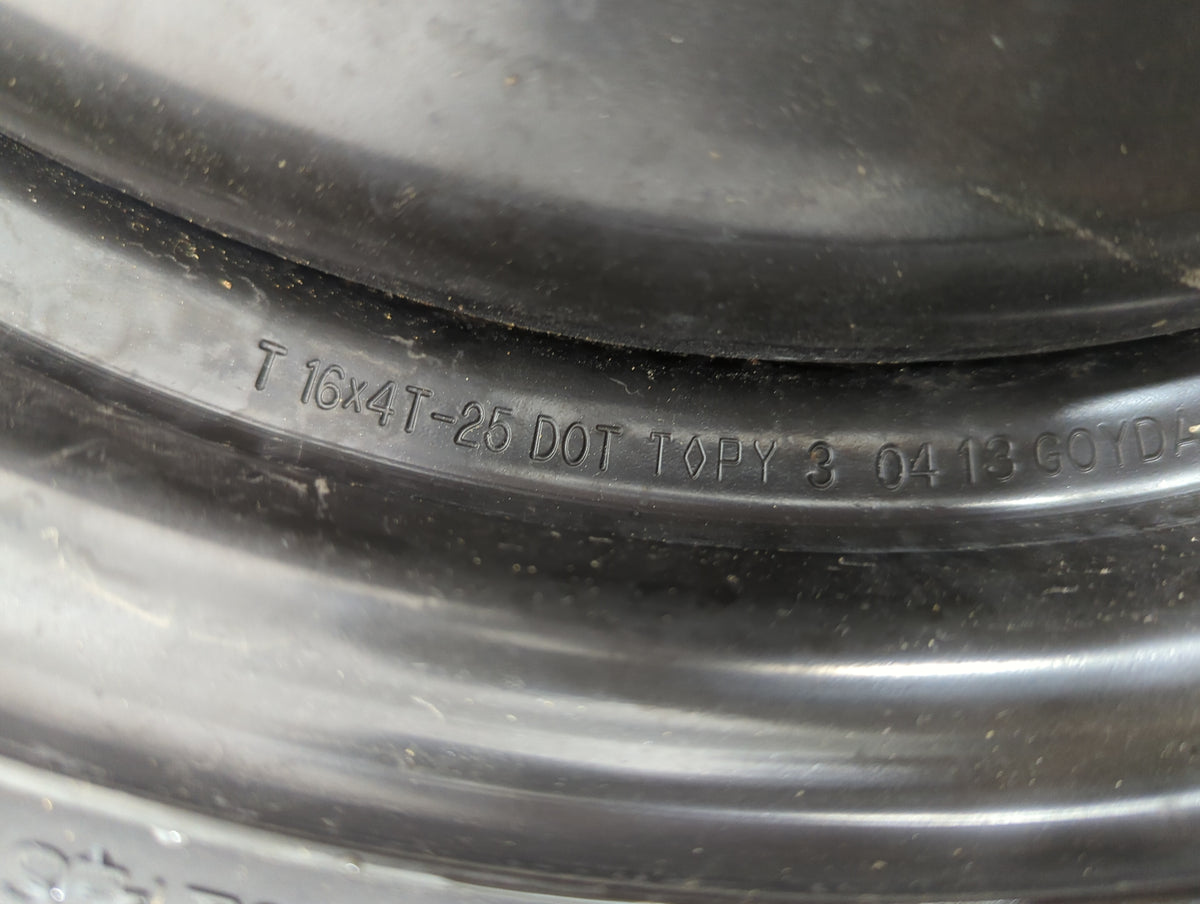 2012-2018 Ford Focus Spare Donut Tire Wheel Rim Oem 5037182 - Oemusedautoparts1.com