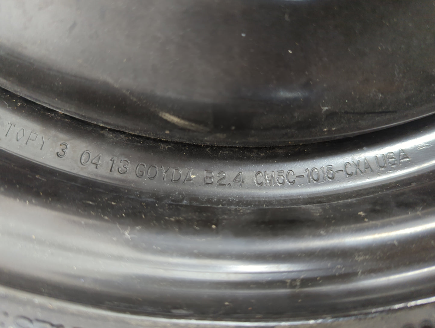 2012-2018 Ford Focus Spare Donut Tire Wheel Rim Oem 5037182 - Oemusedautoparts1.com