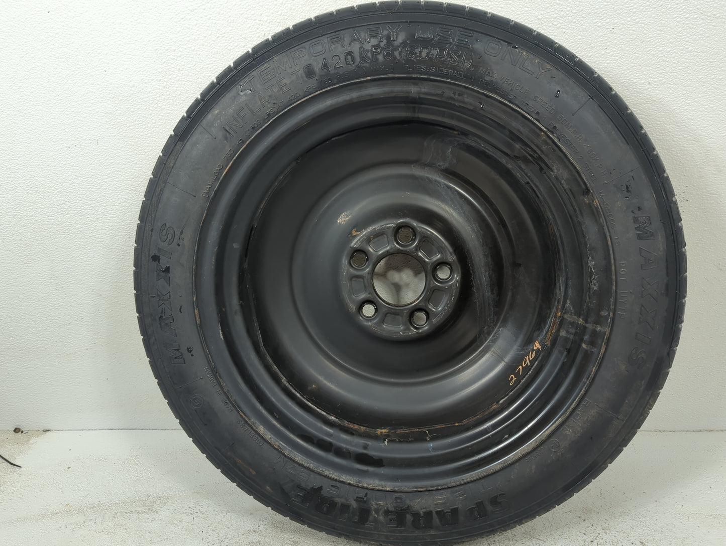 2012-2018 Ford Focus Spare Donut Tire Wheel Rim Oem 5037196 - Oemusedautoparts1.com