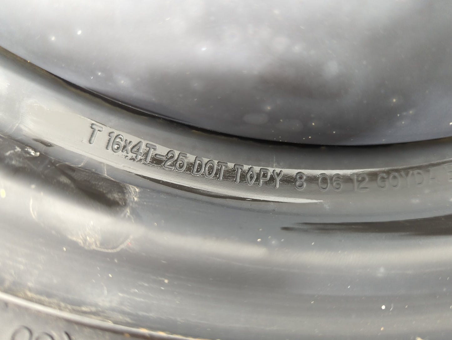 2012-2018 Ford Focus Spare Donut Tire Wheel Rim Oem 5037196 - Oemusedautoparts1.com