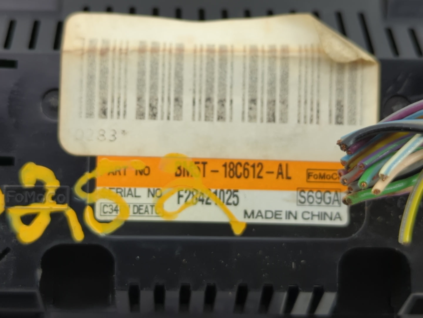 2013-2014 Ford Focus Climate Control Module Temperature AC/Heater Replacement P/N:BM5T-18C612-AL Fits Fits 2013 2014 OEM Use