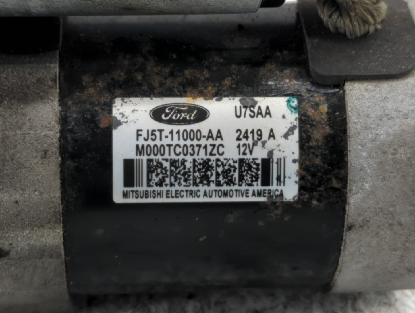2012-2018 Ford Focus Car Starter Motor Solenoid OEM P/N:FJ5T-11000-AA 6B5T-11000-BA Fits OEM Used Auto Parts - Oemusedautopa