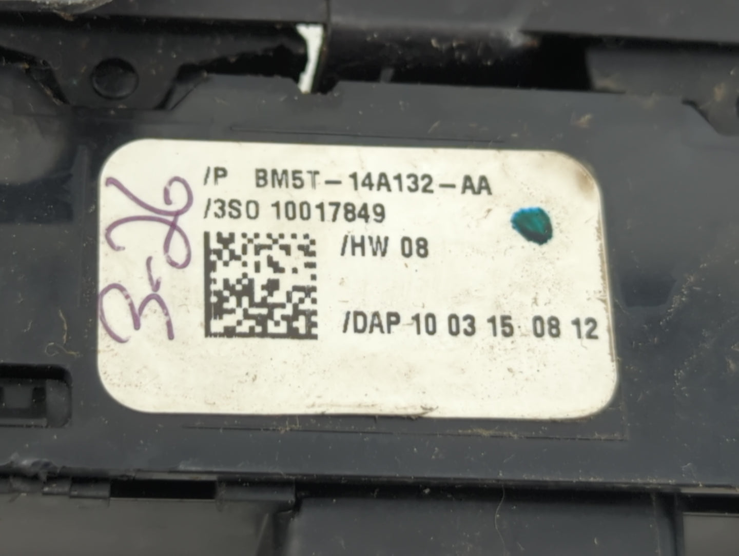 2012-2018 Ford Focus Master Power Window Switch Replacement Driver Side Left P/N:BM5T-14A132-AA Fits OEM Used Auto Parts - O