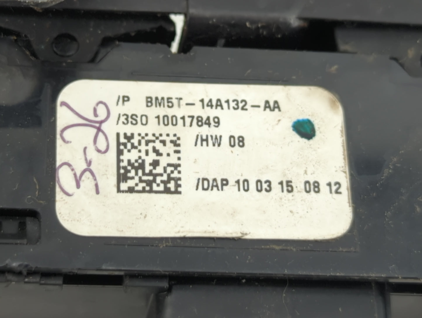 2012-2018 Ford Focus Master Power Window Switch Replacement Driver Side Left P/N:BM5T-14A132-AA Fits OEM Used Auto Parts - O