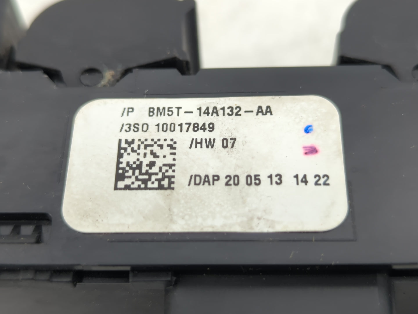 2012-2018 Ford Focus Master Power Window Switch Replacement Driver Side Left P/N:BM5T-14A132-AA Fits OEM Used Auto Parts - O