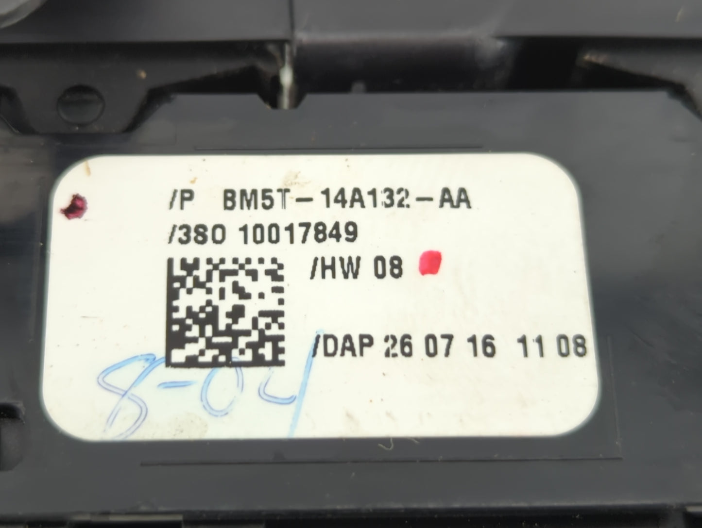 2012-2018 Ford Focus Master Power Window Switch Replacement Driver Side Left P/N:BM5T-14A132-AA Fits OEM Used Auto Parts - O