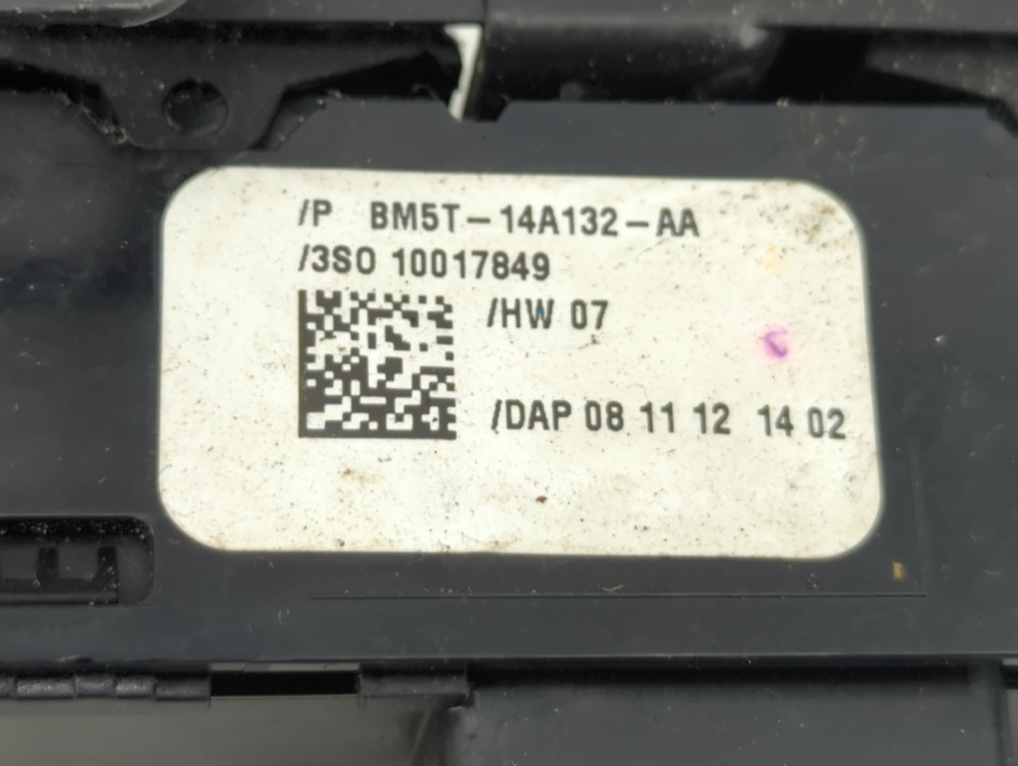 2012-2018 Ford Focus Master Power Window Switch Replacement Driver Side Left P/N:BM5T-14A132-AA Fits OEM Used Auto Parts - O