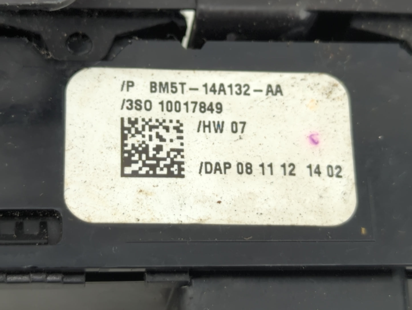 2012-2018 Ford Focus Master Power Window Switch Replacement Driver Side Left P/N:BM5T-14A132-AA Fits OEM Used Auto Parts - O