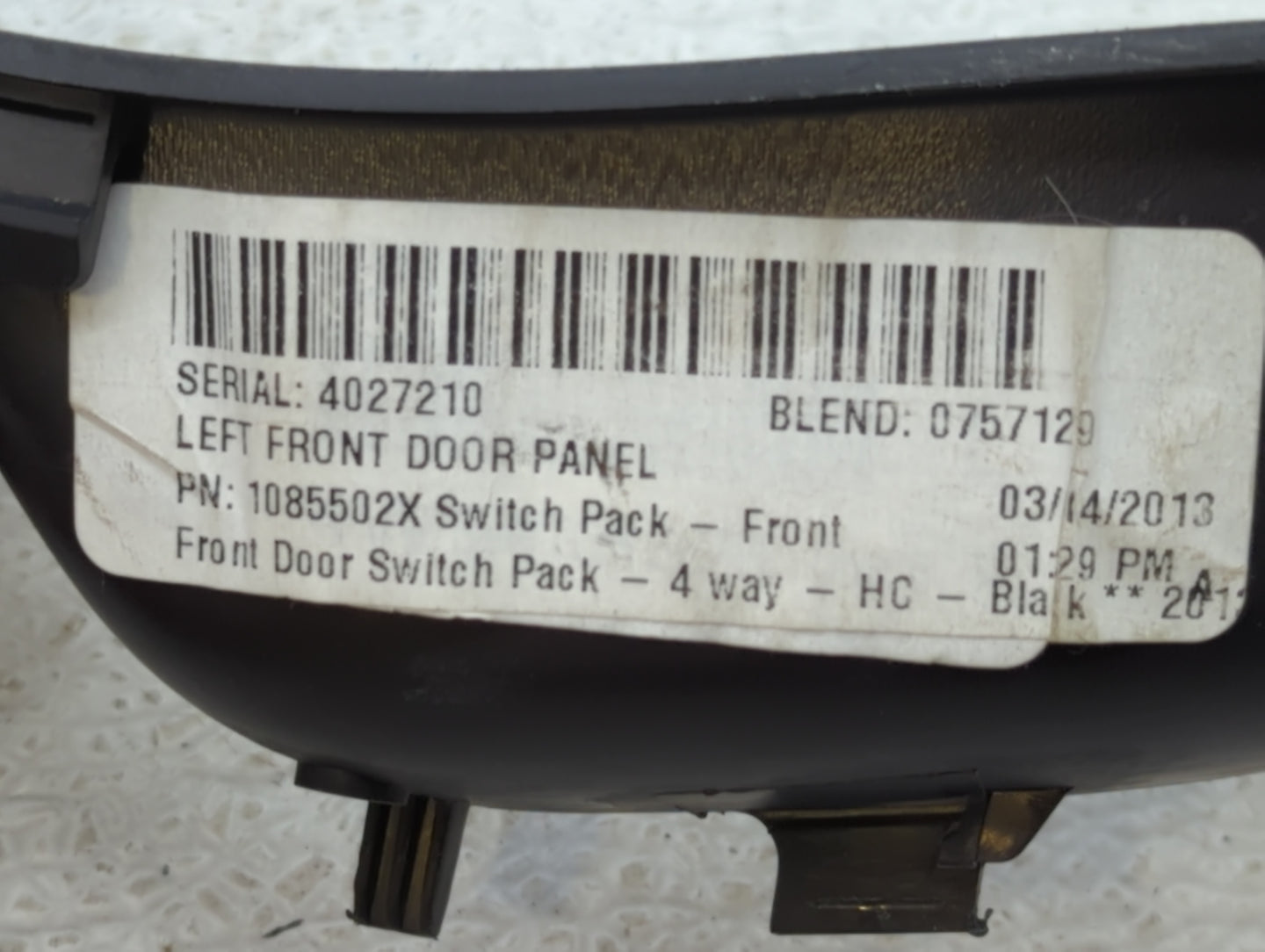 2012-2018 Ford Focus Master Power Window Switch Replacement Driver Side Left P/N:BM5T-14A132-AA Fits OEM Used Auto Parts - O