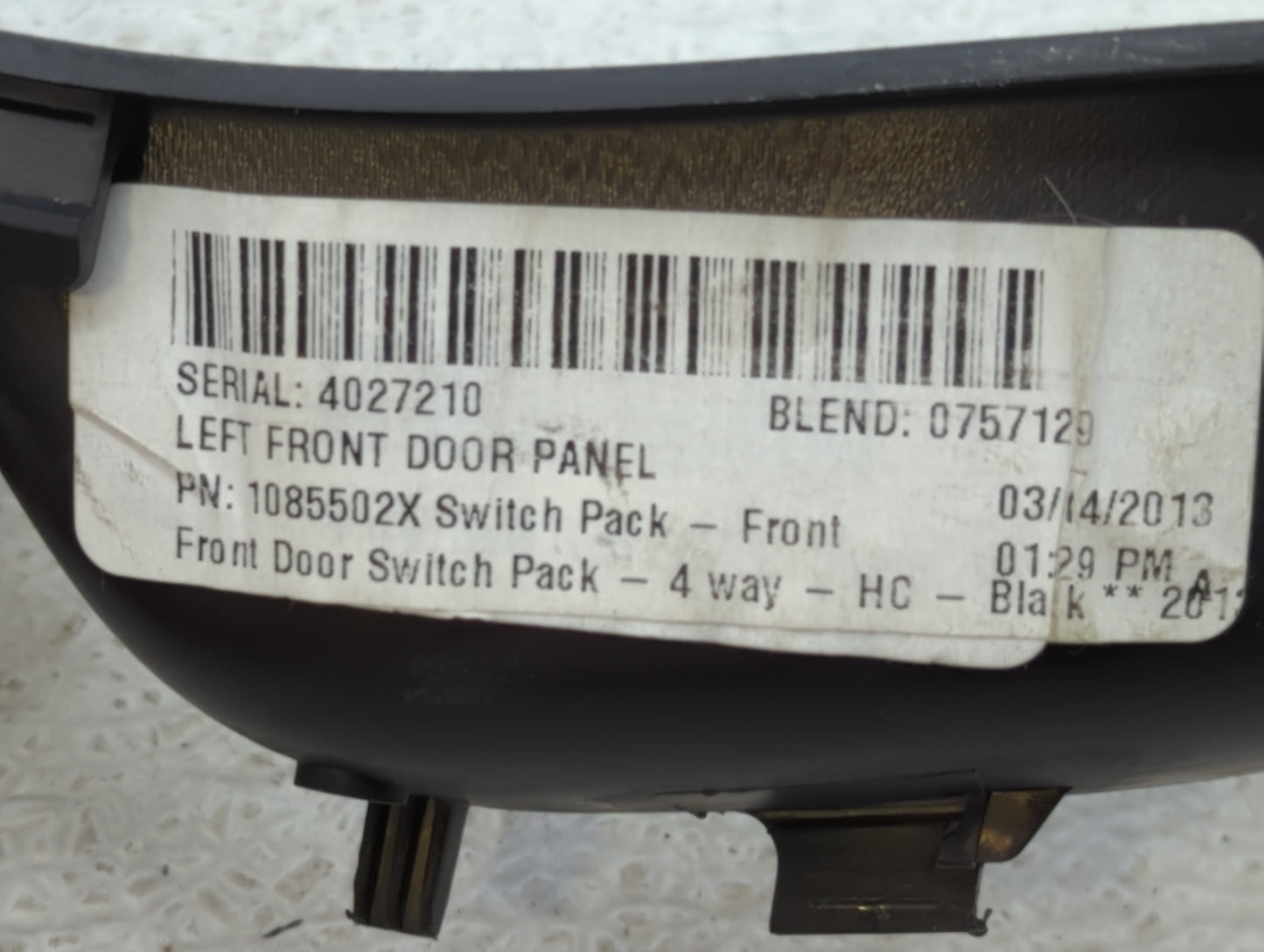 2012-2018 Ford Focus Master Power Window Switch Replacement Driver Side Left P/N:BM5T-14A132-AA Fits OEM Used Auto Parts - O