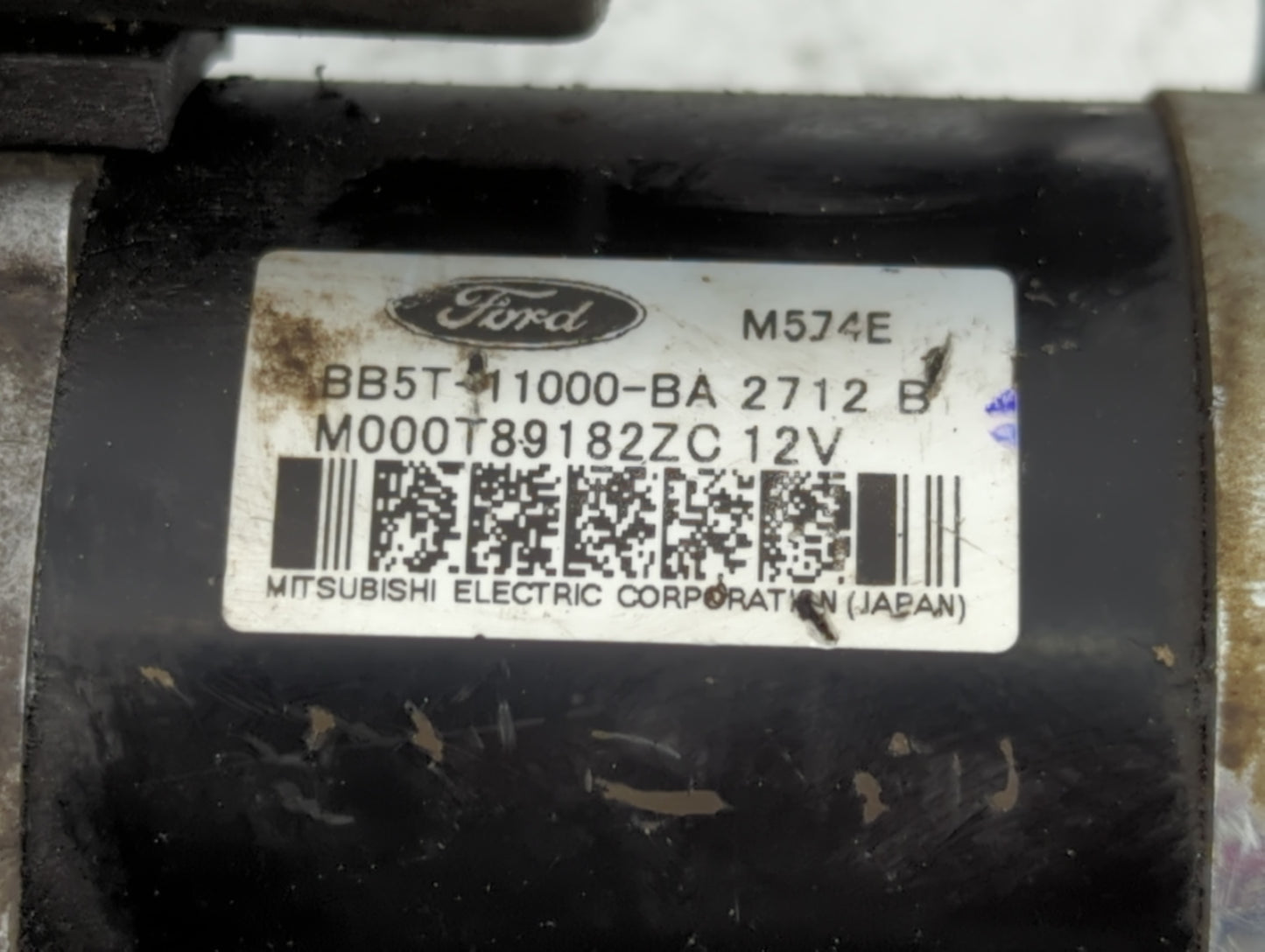 2012-2018 Ford Focus Car Starter Motor Solenoid OEM P/N:M000T89182ZC BB5T-11000-BA Fits OEM Used Auto Parts - Oemusedautopar