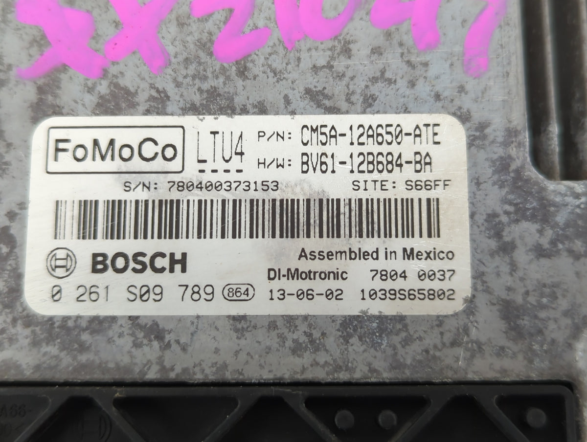2012-2013 Ford Focus PCM Engine Control Computer ECU ECM PCU OEM P/N:BV61-12B684-BA CM5A-12A650-ATE Fits 2012 2013 OEM Used 