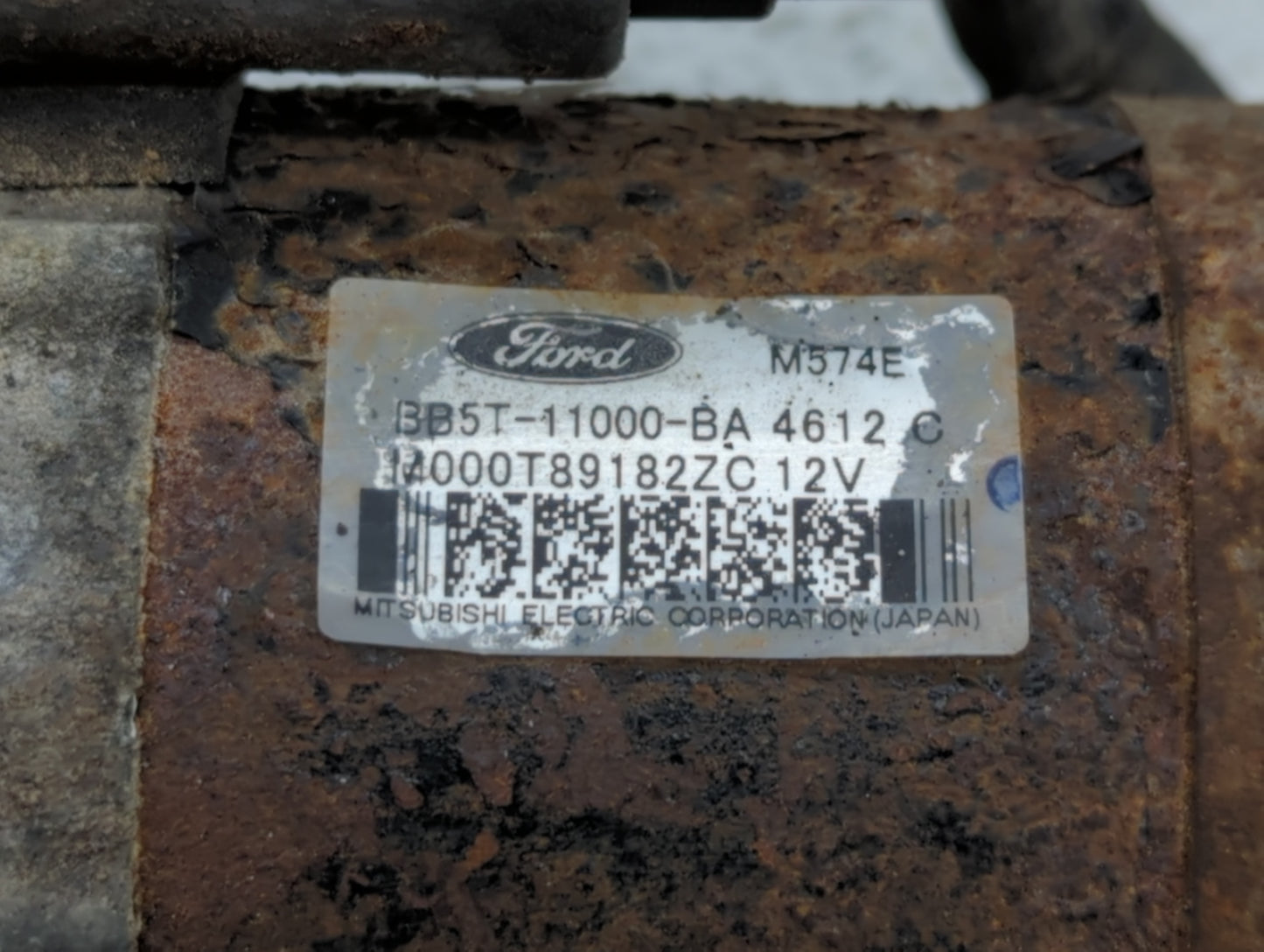 2012-2018 Ford Focus Car Starter Motor Solenoid OEM P/N:M000T89182ZC BB5T-11000-BA Fits OEM Used Auto Parts - Oemusedautopar
