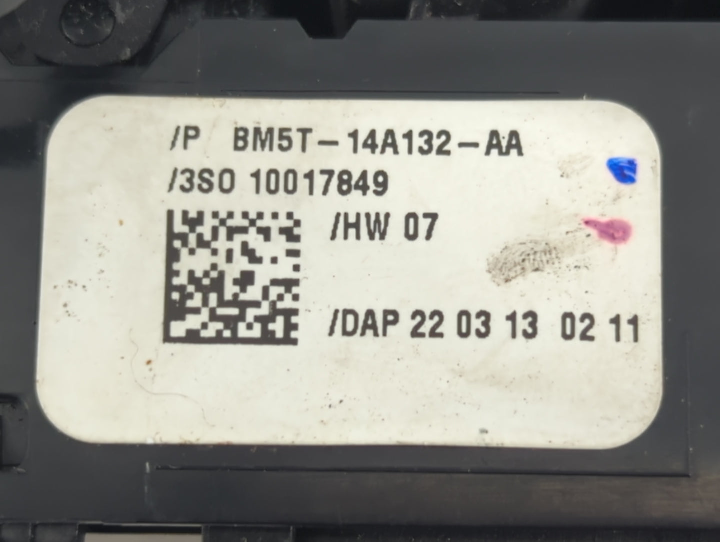 2012-2018 Ford Focus Master Power Window Switch Replacement Driver Side Left P/N:BM5T-14A132-AA Fits OEM Used Auto Parts - O