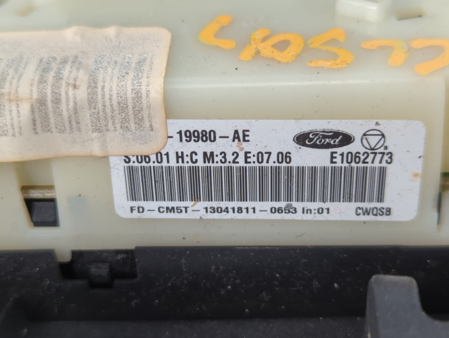 2013-2014 Ford Focus Climate Control Module Temperature AC/Heater Replacement P/N:CM5T-19980-AE Fits Fits 2013 2014 OEM Used