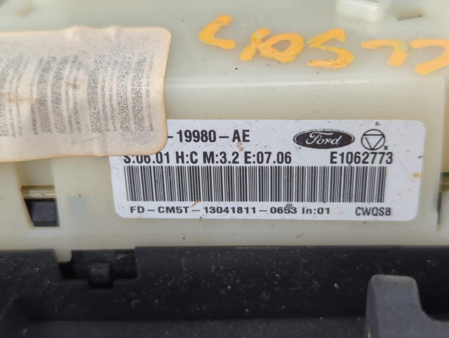 2013-2014 Ford Focus Climate Control Module Temperature AC/Heater Replacement P/N:CM5T-19980-AE Fits Fits 2013 2014 OEM Used