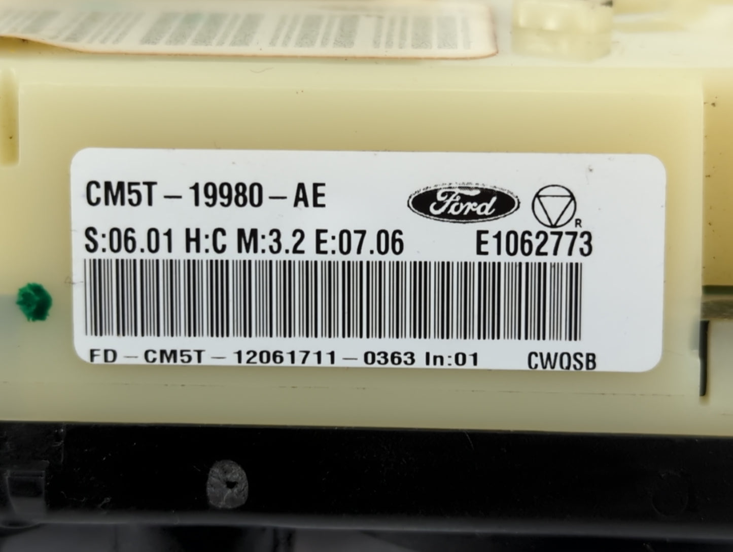 2013-2014 Ford Focus Climate Control Module Temperature AC/Heater Replacement P/N:CM5T-19980-AE Fits Fits 2013 2014 OEM Used
