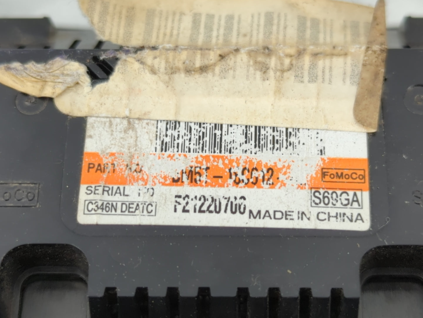 2013-2014 Ford Focus Climate Control Module Temperature AC/Heater Replacement P/N:F21220700 Fits Fits 2013 2014 OEM Used Aut
