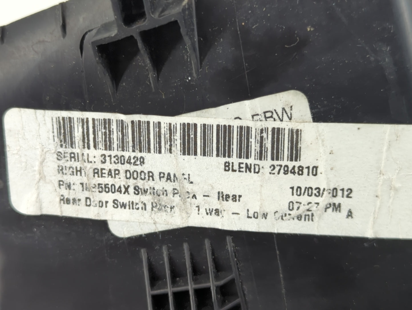 2012-2018 Ford Focus Passenger Right Rear Power Window Switch 3130429 - Oemusedautoparts1.com