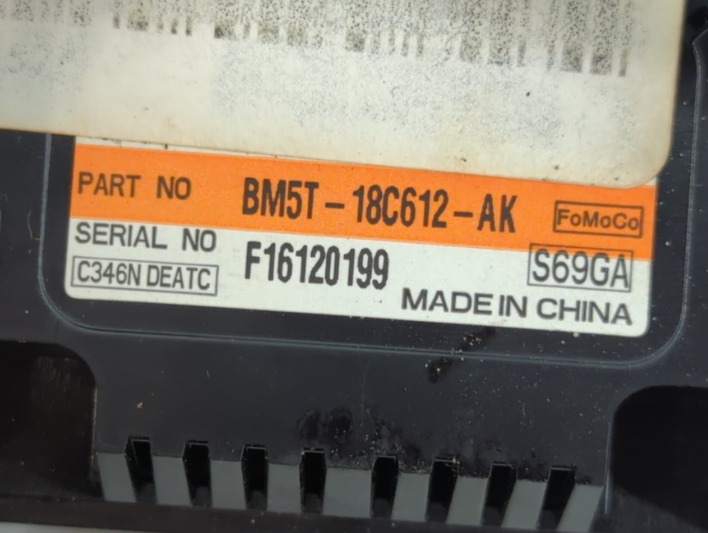 2013-2014 Ford Focus Climate Control Module Temperature AC/Heater Replacement P/N:BM5T-18C612-AK Fits Fits 2013 2014 OEM Use