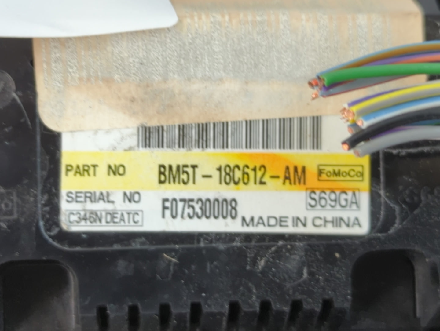 2013-2014 Ford Focus Climate Control Module Temperature AC/Heater Replacement P/N:BM5T-18C612-AM BM5T-18C612-AK Fits OEM Use