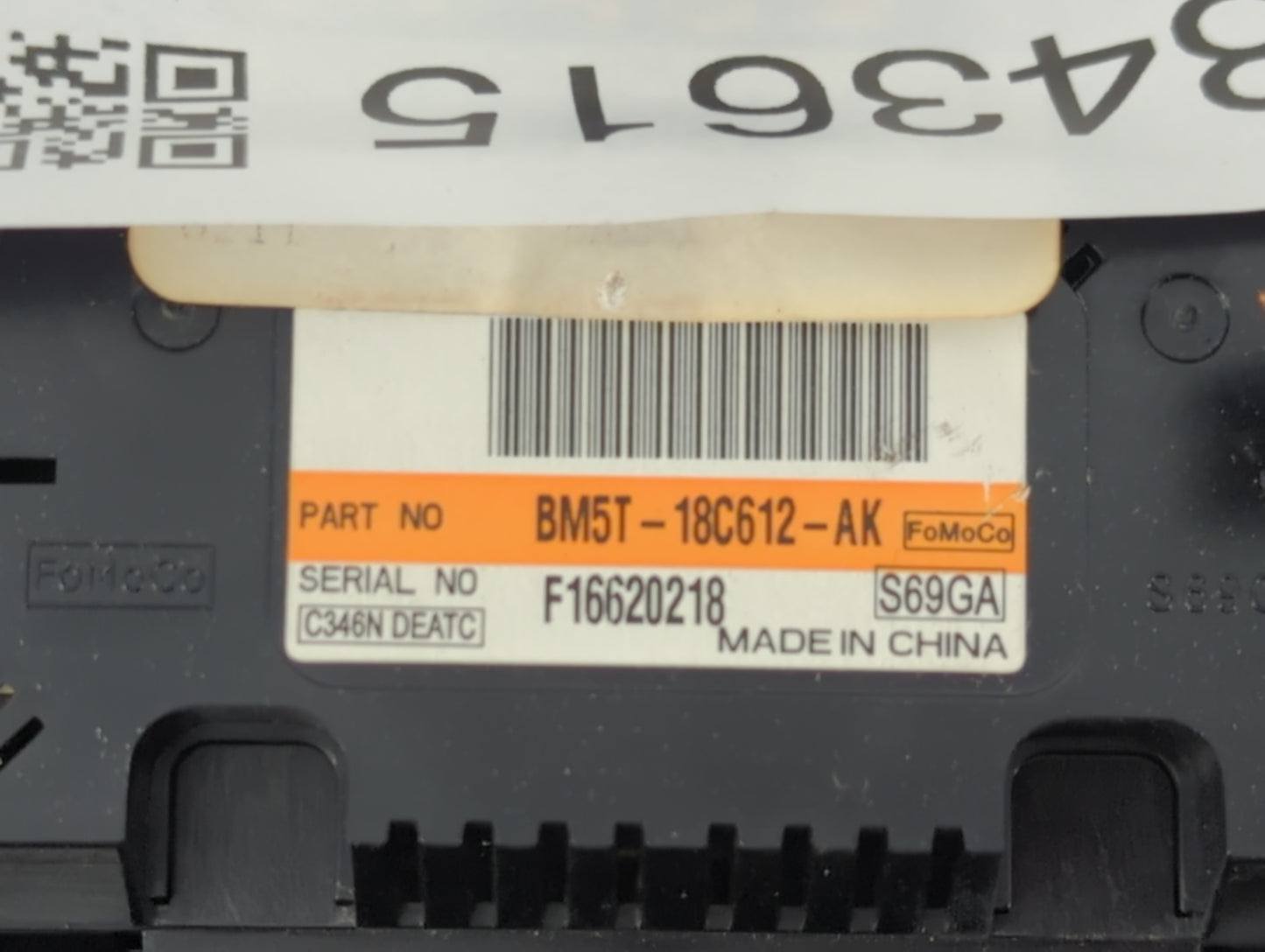 2013-2014 Ford Focus Climate Control Module Temperature AC/Heater Replacement P/N:F16620218 BM5T-18C612-AK Fits Fits 2013 20