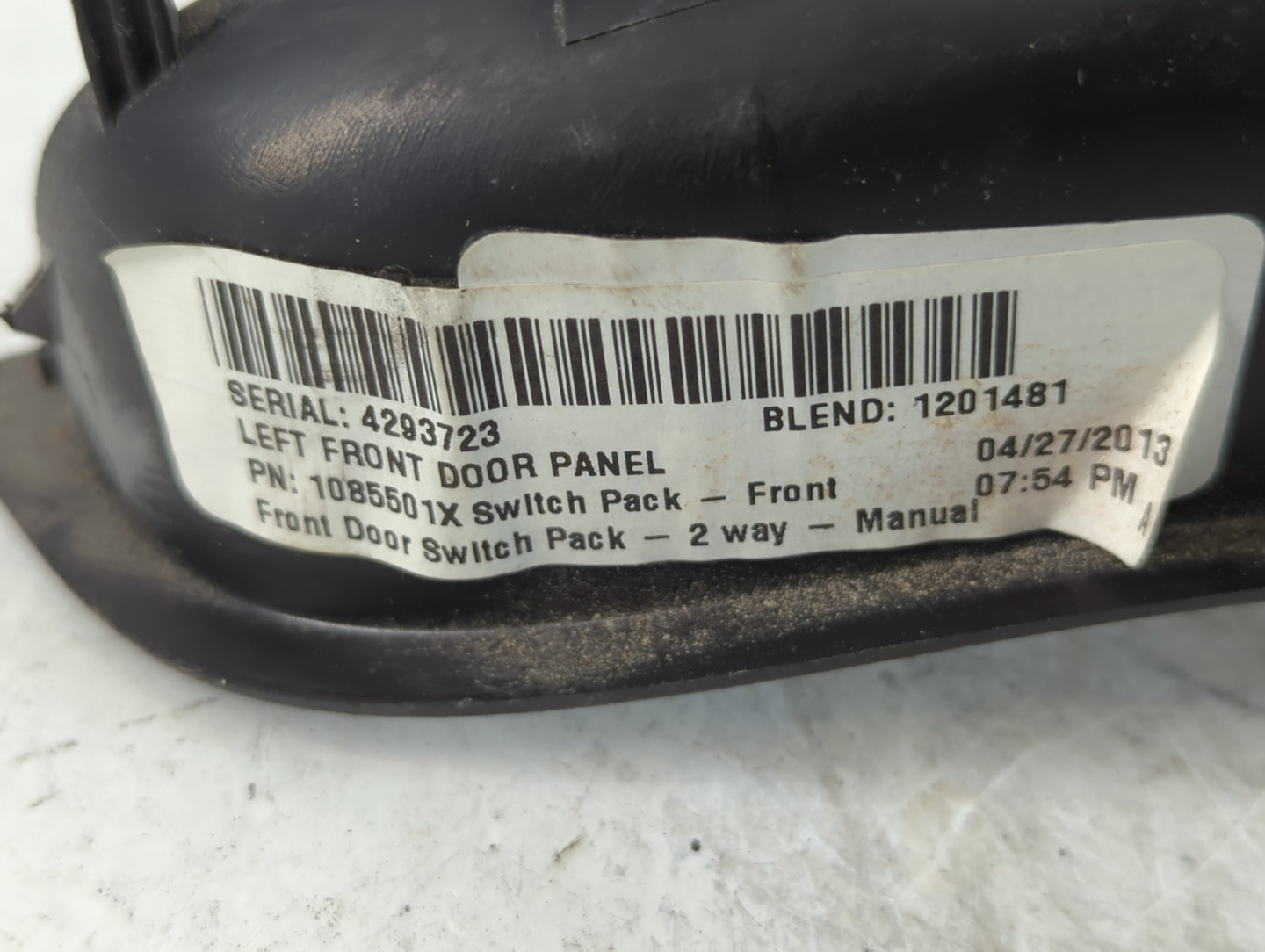 2012-2018 Ford Focus Master Power Window Switch Replacement Driver Side Left P/N:1085501X 4293723 Fits OEM Used Auto Parts -