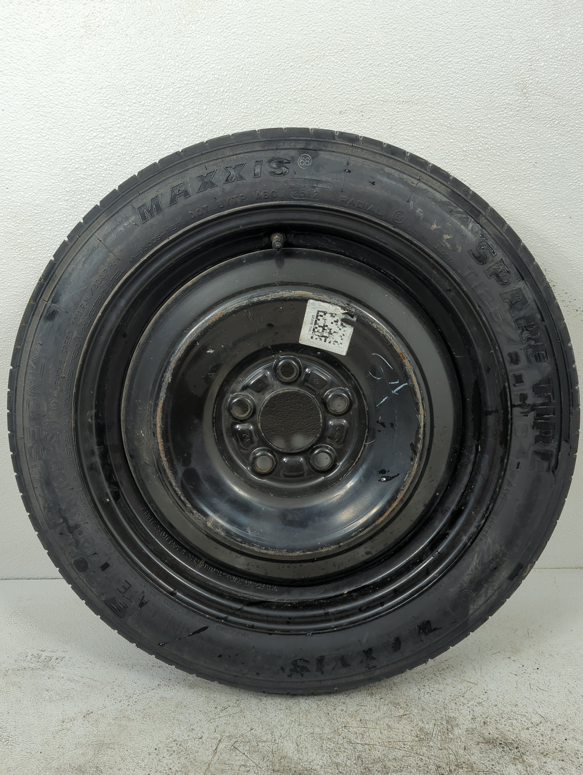 2012-2018 Ford Focus Spare Donut Tire Wheel Rim Oem 853056 - Oemusedautoparts1.com