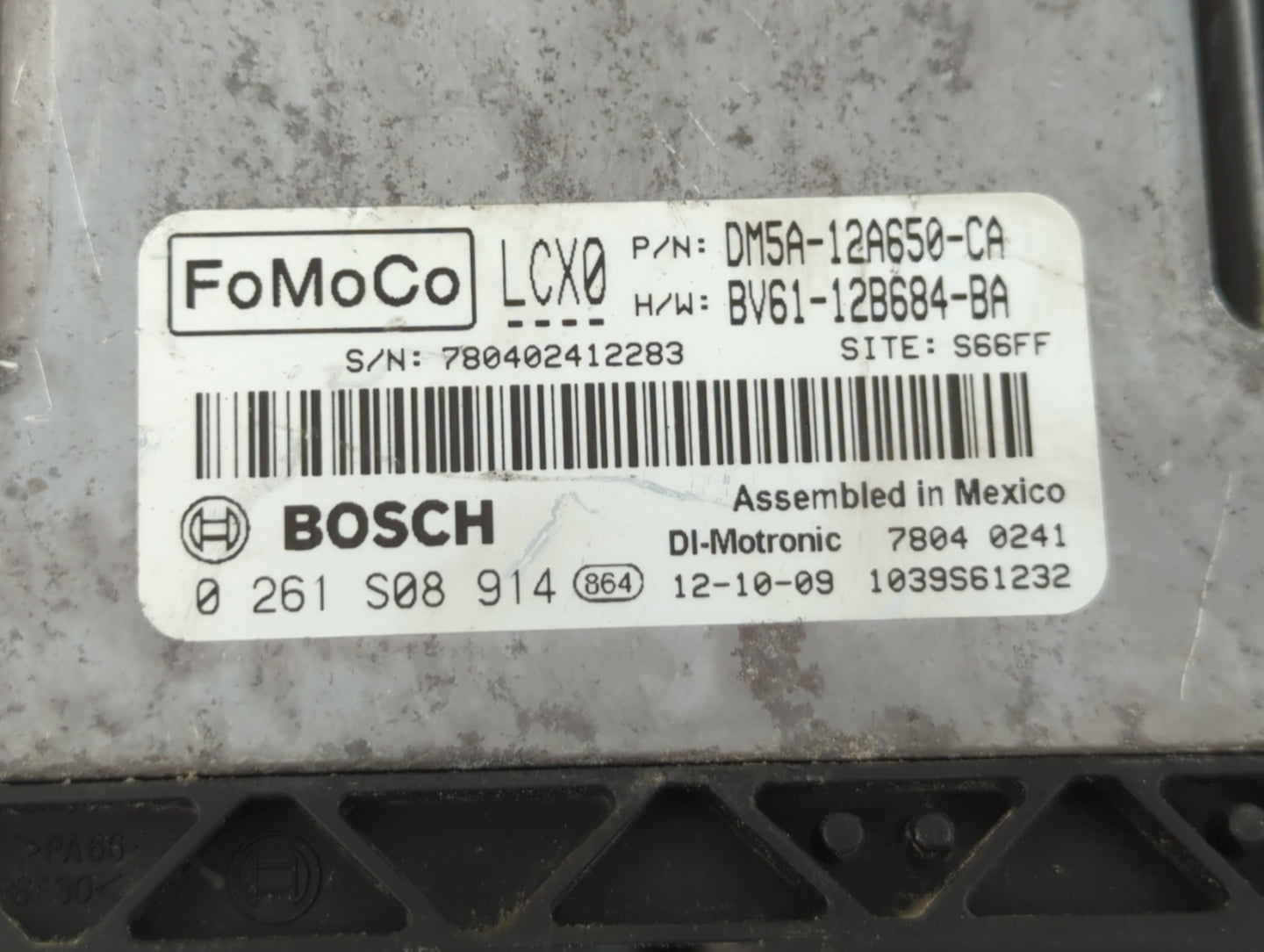 2012-2013 Ford Focus PCM Engine Control Computer ECU ECM PCU OEM P/N:BV61-12B684-BA CM5A-12A650-CA Fits Fits 2012 2013 OEM U