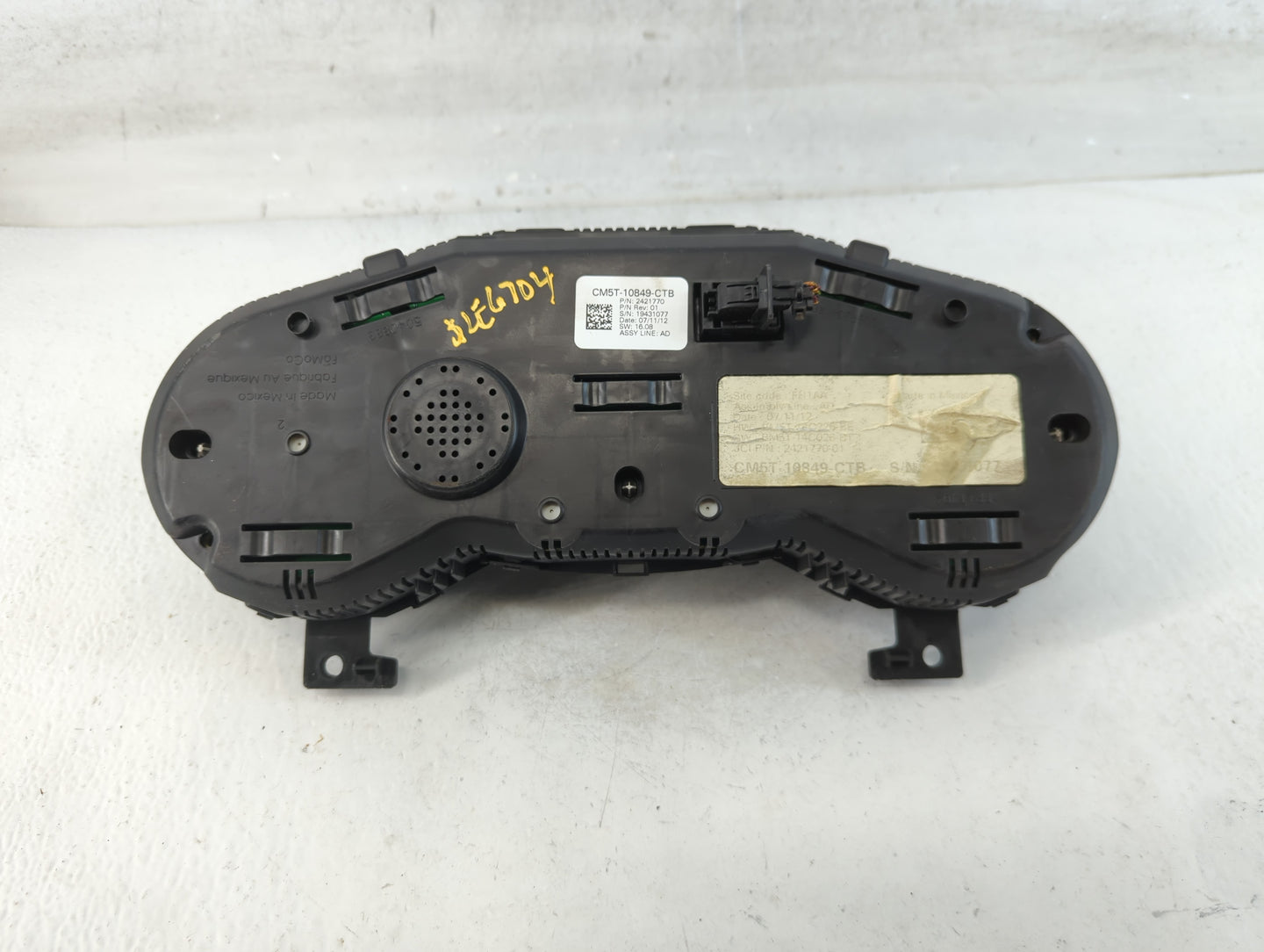2013-2014 Ford Focus Instrument Cluster Speedometer Gauges P/N:CM5T-10849-CTB Fits Fits 2013 2014 OEM Used Auto Parts - Oemu