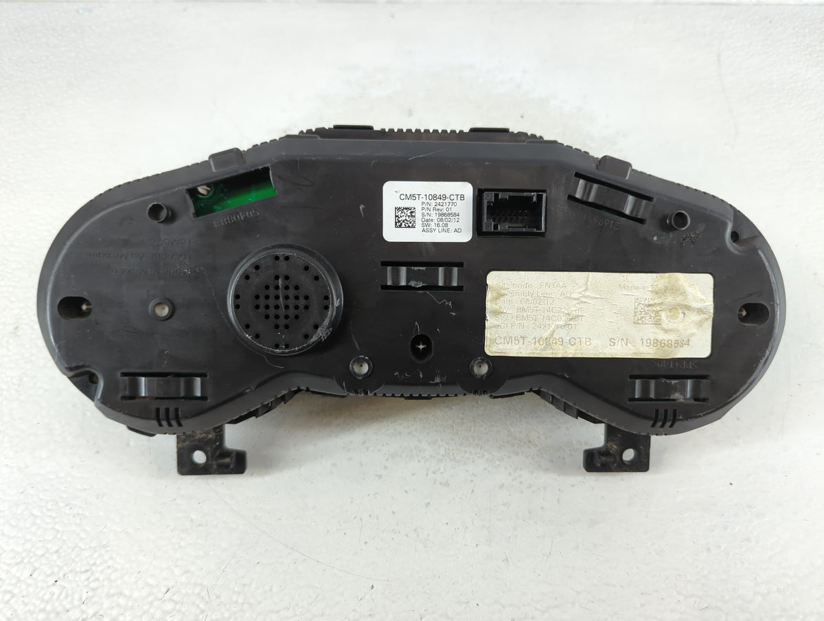 2013 Ford Focus Instrument Cluster Speedometer Gauges P/N:CM5T-10849-CTB BM5T-14C026-BT Miles:63K Fits OEM Used Auto Parts -
