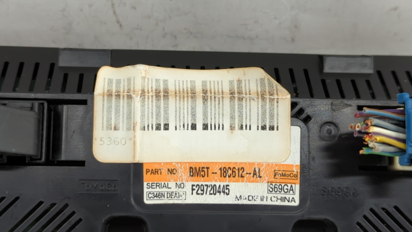 2013 Ford Focus Climate Control Module Temperature AC/Heater Replacement P/N:BM5T-18C612-AL BM5T-18C612-AK Fits Fits 2014 OE