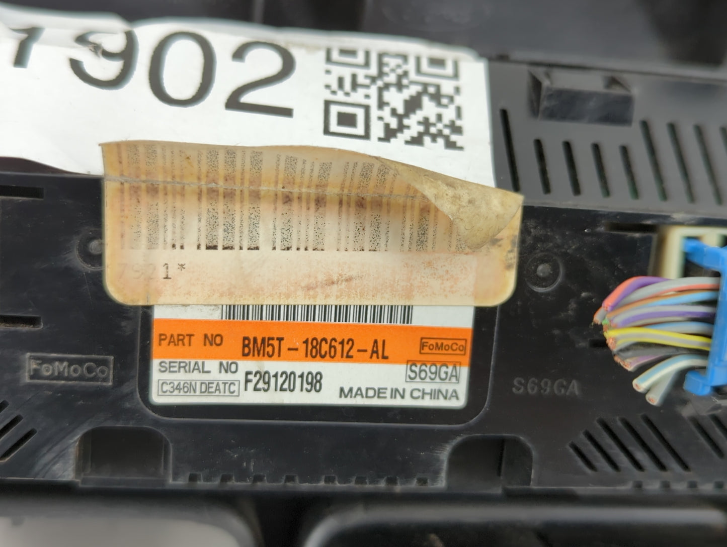 2013 Ford Focus Climate Control Module Temperature AC/Heater Replacement P/N:BM5T-18C612-AL BM5T-18C612-AK Fits Fits 2014 OE