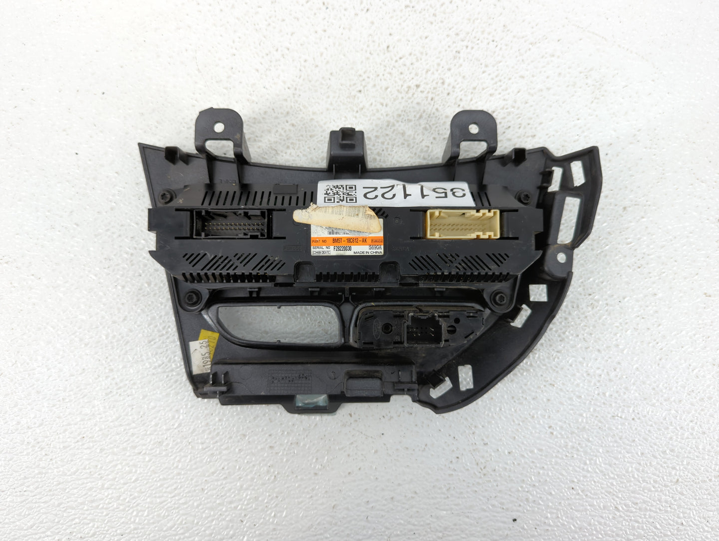 2013 Ford Focus Climate Control Module Temperature AC/Heater Replacement P/N:BM5T-18C612-AL BM5T-18C612-AK Fits Fits 2014 OE