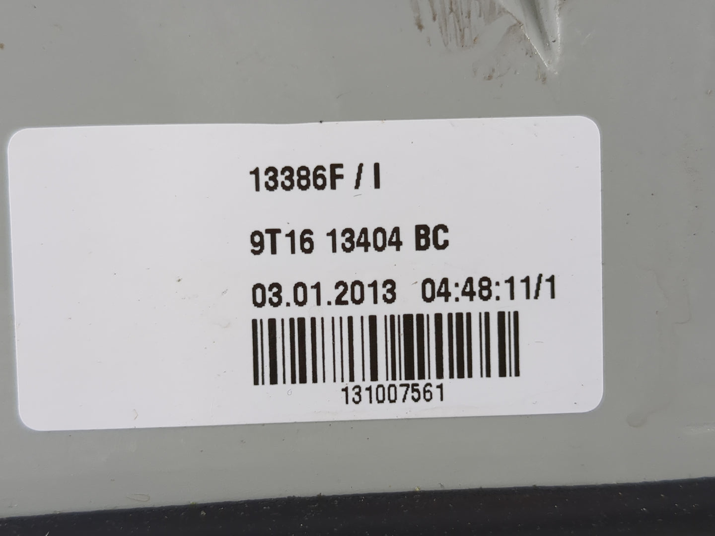 2013 Ford Ford E250 Van Tail Light Assembly Passenger Right OEM P/N:131007561 9T16 13404 BC Fits OEM Used Auto Parts - Oemus